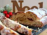 Marzipanstollen { pain de Noël aux fruits confits et pâte d'amandes }