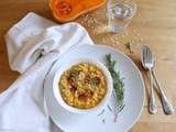 Risotto au butternut rôti, romarin et parmesan