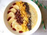 { Smoothie Bowl } Comment réaliser ce concentré de vitamines et nutriments ? (sb #1 banane, ananas, noix de coco et super aliments)