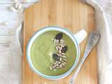 Soupe express de brocoli et haricots blancs