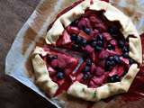 Tarte rustique aux fruits rouges