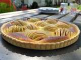 Tarte aux pommes et aux amandes