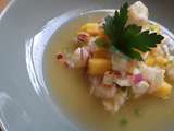 Ceviche de cabillaud