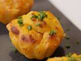 Noel : Muffins patate douce, comté et jambon cru