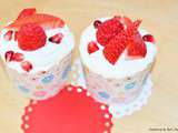 Cupcakes cidre, coco et fruits rouges {Mum’s Day}