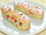 Eclair pistache fraise