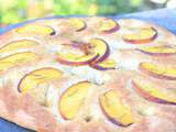 Fougasse de l’été – nectarine et romarin {Bataille Food #58}