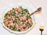 Salade farro, kale et agrumes