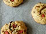 Cookies aux vers morio et baies de Goji