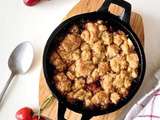 Crumble aux cerises