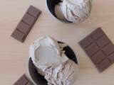 Glace au chocolat au lait