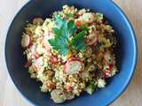 Taboulé de quinoa et boulgour