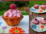 Cupcake clafoutis et chantilly au sirop