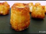 Mini cannelés salés au fromage de chèvre et miel