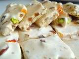 Nougat blanc aux fruits secs et agrumes confits