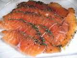 Saumon gravlax