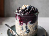 Blueberry Cheesecake Overnight Oats Easy Recipe