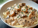 Chicken Stroganoff Recipe With Creamy Mushroom Sauce