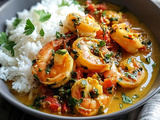 Coconut Curry Shrimp Recipe with Creamy Spices and Fresh Herbs