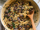 Creamy Garlic Mushroom Orzo Recipe with Rich Flavor and Easy Steps