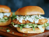 Crunchy Chicken Caesar Sandwich Recipe with Crisp Greens and Creamy Dressing