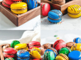 M&m’s Macarons Recipe with Colorful Candy Filled French Cookies