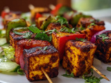 Middle Eastern Tofu Kebabs Vegan Grill Delight