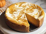 Pumpkin Swirl Cheesecake Recipe with Creamy Spiced Layers