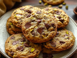 Salted Pistachio Chocolate Chunk Cookies Recipe with Rich, Crunchy Texture