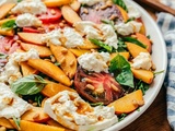 Summer Peach Salad with Burrata