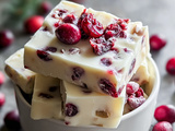 White Chocolate Cranberry Fudge Recipe for Easy Homemade Treats