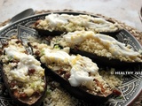 Aubergines à la chermoula, boulgour et yaourt d'ottolenghi