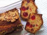 Cake aux amandes et fruits confits