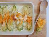 Clafoutis aux fleurs de courgettes