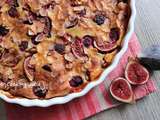 Clafoutis figues-framboises à l'amande