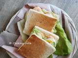 Club sandwich aux crevettes