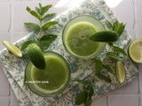 Cocktail fraîcheur au concombre