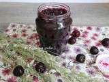 Confiture de cerises noires