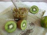 Confiture de kiwis aux graines de chia