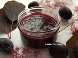 Confiture de prunes allégée en sucre