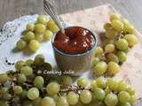 Confiture de raisin blanc zéro déchet