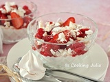 Coupes au mascarpone et fruits rouges