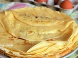 Crêpes au lait concentré sucré