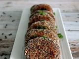 Croquettes de lentilles vertes au curry