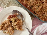 Crumble à la rhubarbe sans gluten