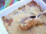 Crumble aux figues fraîches