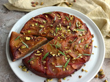 Financier tatin aux pêches
