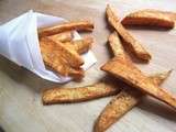 Frites de patates douces cajun au four