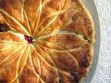 Galette des rois pistache-griottes