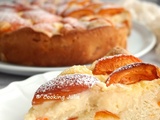Gâteau aux abricots et crème pâtissière (sans beurre)